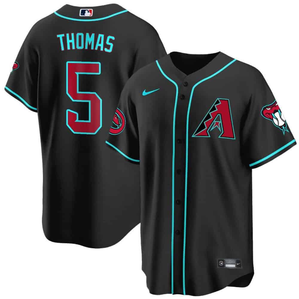 Men Arizona Diamondback #5 Thomas Black 2024 Nike Cool Base MLB Jersey